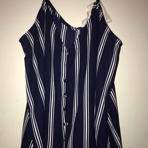 Blue Striped shirt-brand new-tag still on